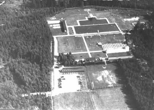 Luftaufnahme kurz vor der Einweihung 1935