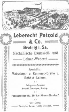 Leberecht Petzold & Co. Bretnig i. Sa.