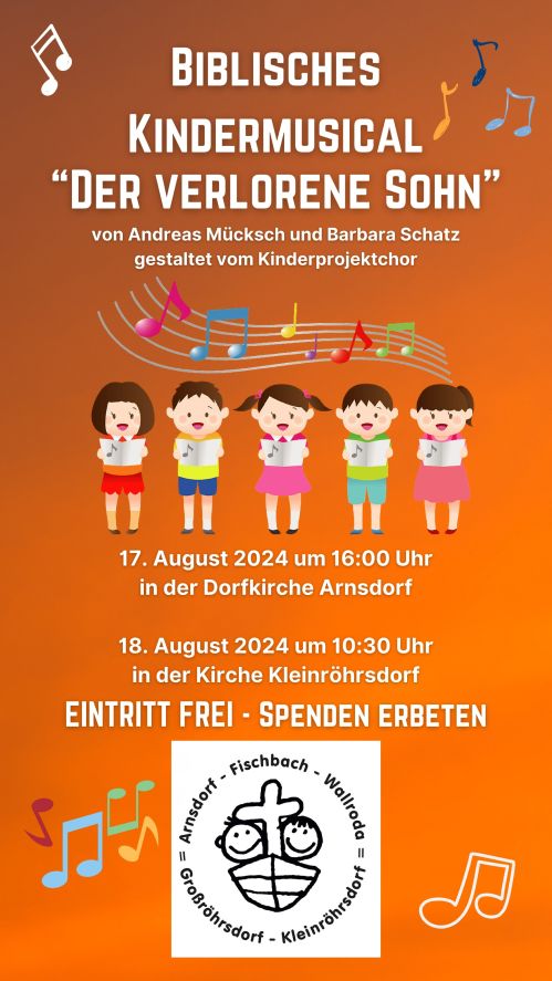 Kindermusical Flyer