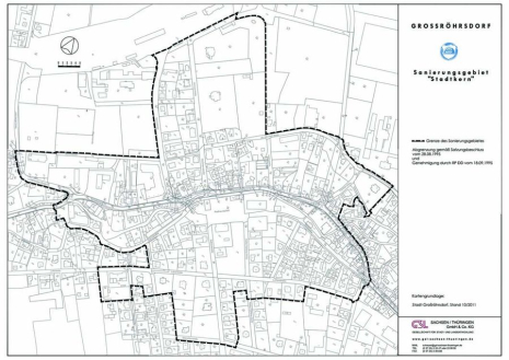 Bild 1: Sanierungsgebiet "Stadtkern"